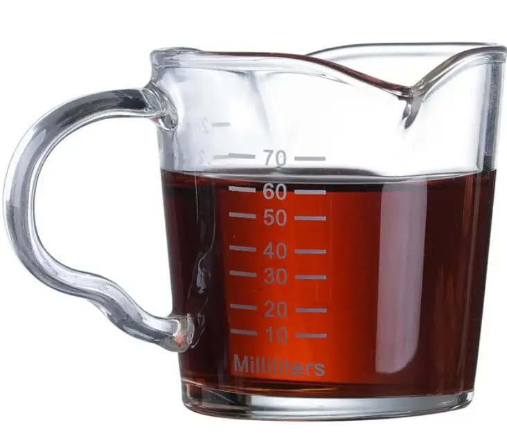 

Factory wholesale double mouth glass coffee milk cup high temperature resistant creative glass cup