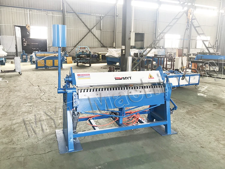 
MYT brand QTDF-1.5X1300 HVAC air duct sheet metal Pneumatic TDF folding machine manufacturer price 