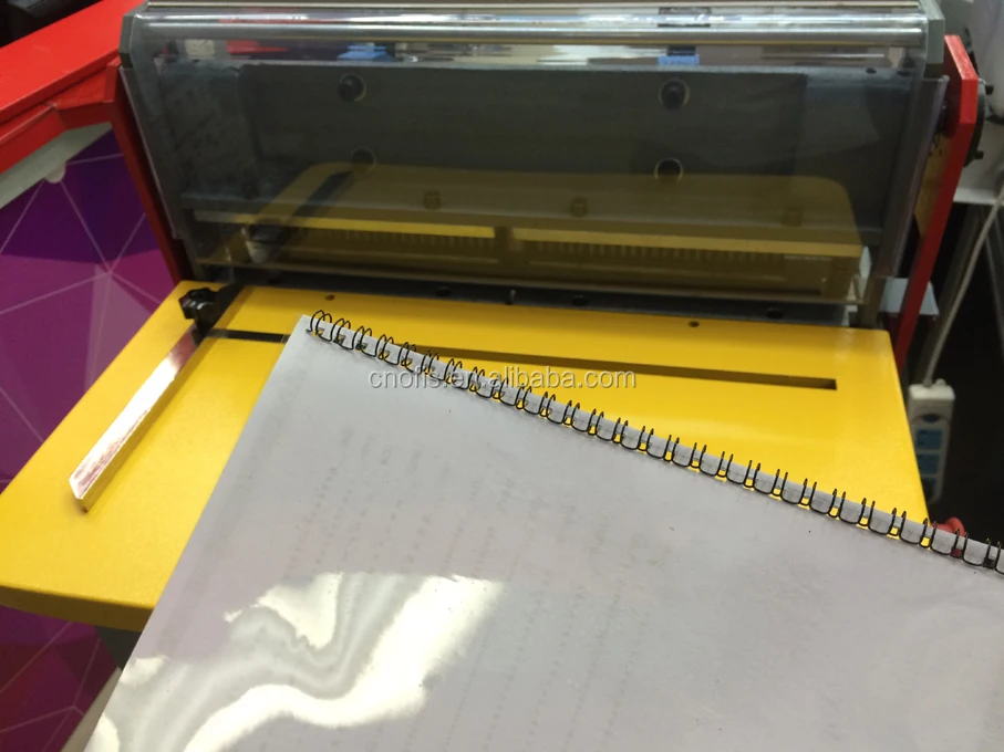 S450 Electric 2in1 Heavy Duty Hole Punch and Book Wire Binding Machine Molds Easy to Change