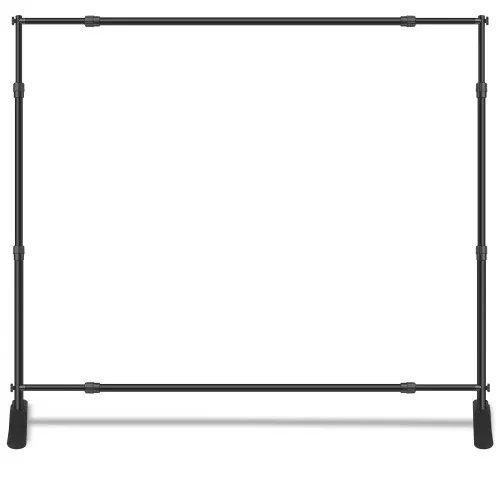 Custom 8ft & 10ft Repeat Backdrop Banner Stand Promotional Flags & Banners