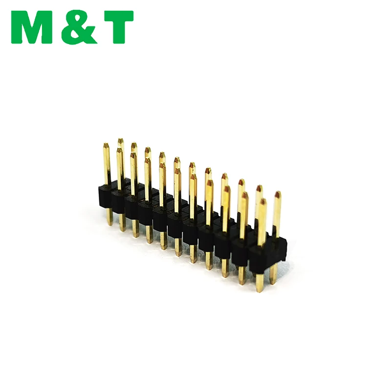 Jt254-D180-211-002 2-400 Pin 2.54 mm Single Row Double Raw Pin Header Strip PC female pin header