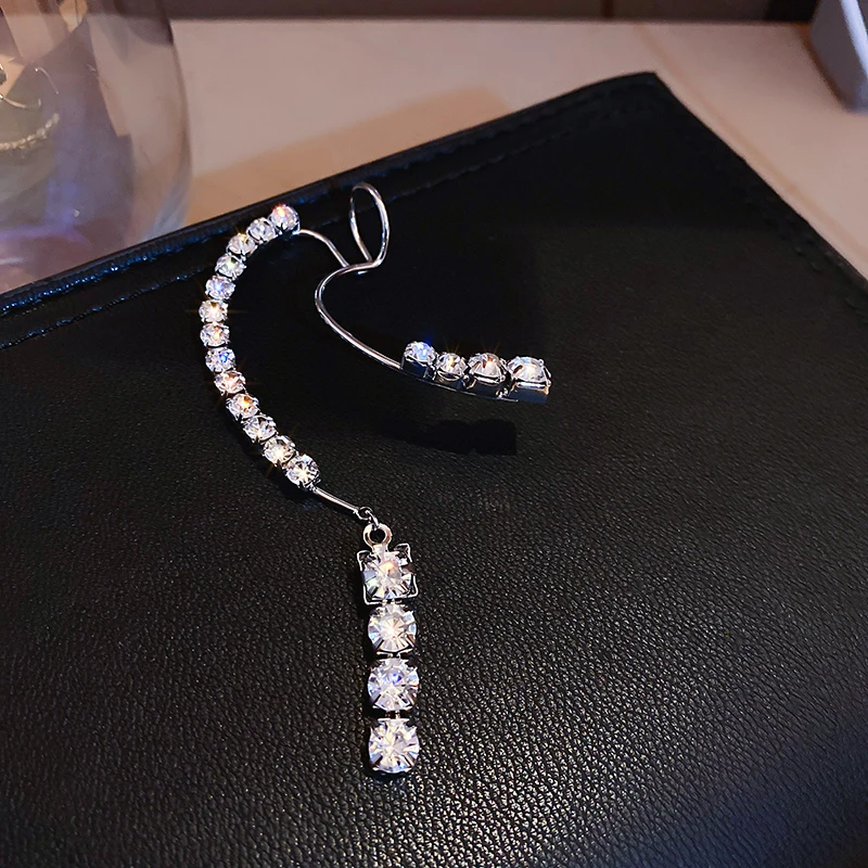 

2021 fashion single piece no holes climbers cuff earrings