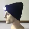 100% Acrylic Knitting LED Light Cap for winter
