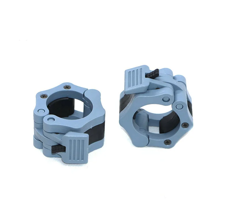 

Hot Sale Fitness Equipment Dumbbell barbell bar special buckle diameter lifting plastic barbell clips