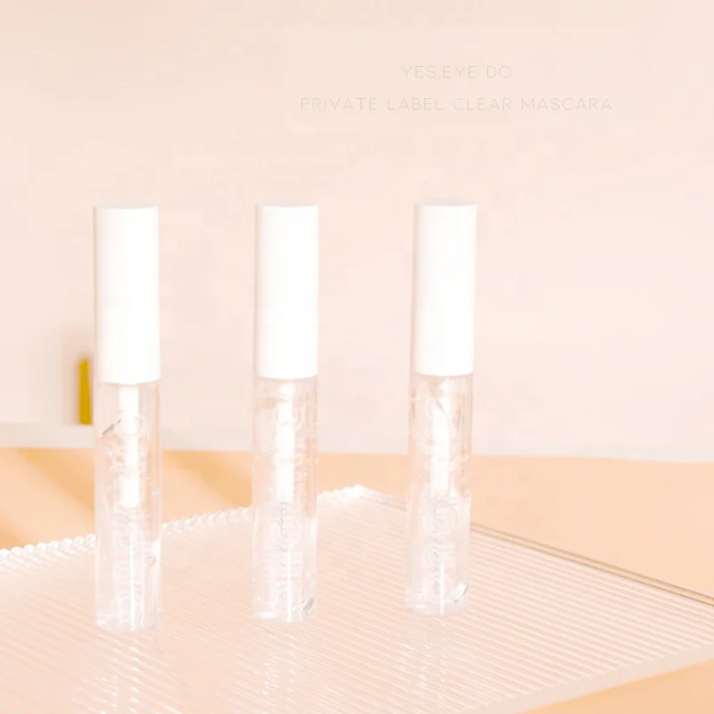 

liquid clear high quality waterproof mascara clear mascara material clear eyebrow mascara tube shining slim gel wand, Clear liquid