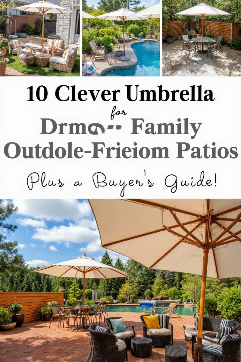 10 clever umbrella hacks for family friendly outdoor patios plus a buyer s guide