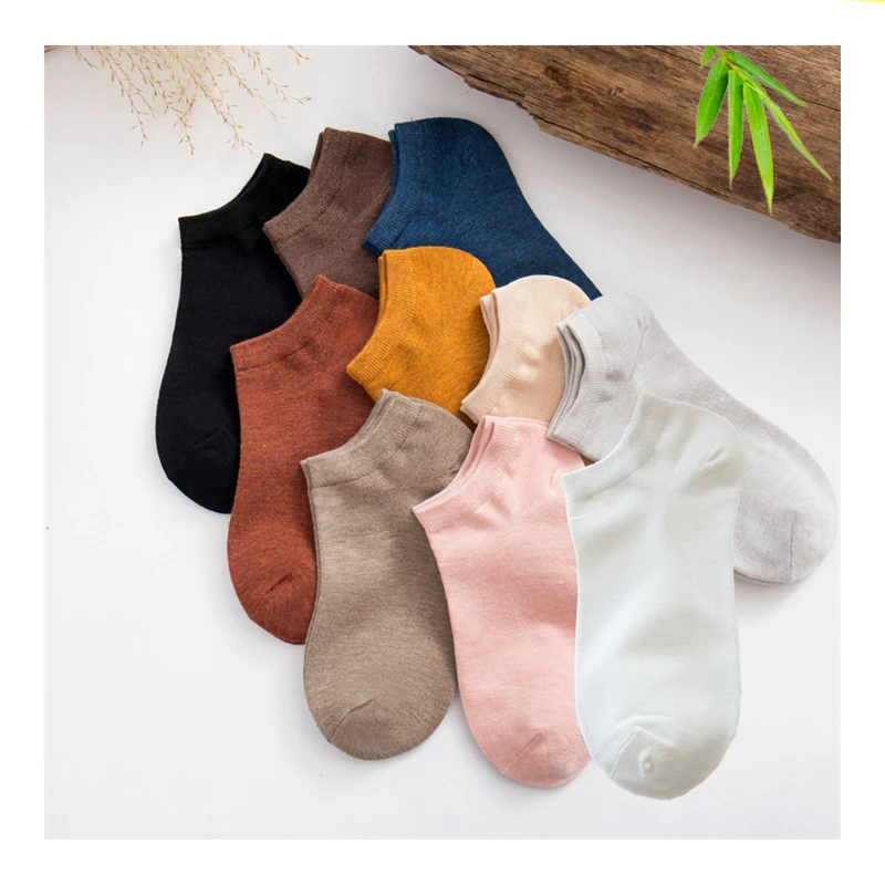 

Ultra Soft Athletic Bamboo Socks for Women with Seamless Toe No Show Casual Socks, Black,skin,light grey,light coffee,dark coffee,blue,pink,rust red,etc