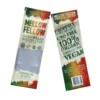 Front Transparent Mylar Aluminum Foil Banana Leaf Smoking Wraps Cigar Packaging Wrapper Zipper Bags