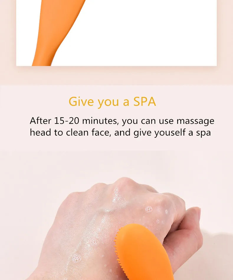 Hot Massage Mask Applicator Brush Cosmetic Tools Makeup Mask Brush Silicone Facial Mask Brush