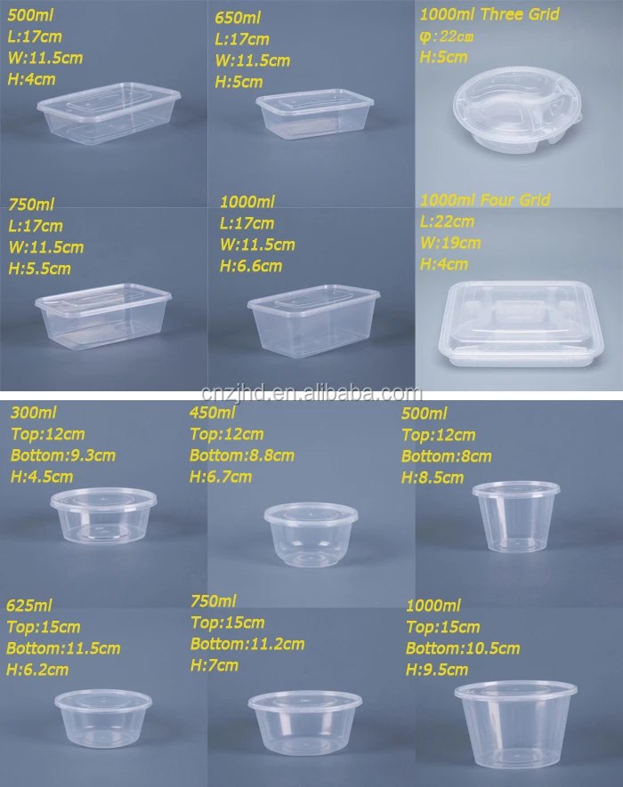 Pla Takeaway Plastic Food Container Biodegradable Food Container Buy