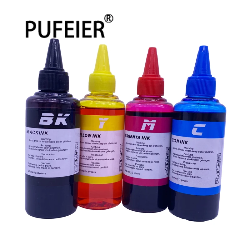 

100ML Bottle Bulk Universal Dye Ink Refill Kits Compatible For Epson Canon HP Brother Inkjet Printer Dye Based Ink