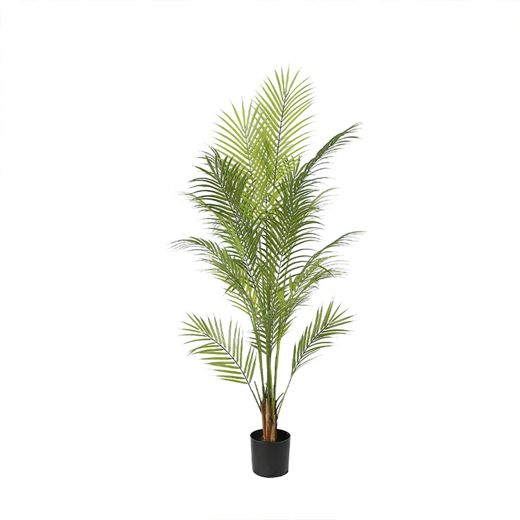 

120cm Artificial Tropical Tree For Indoor Areca Palm For Decoration Housewarming Gift Artificial Plants