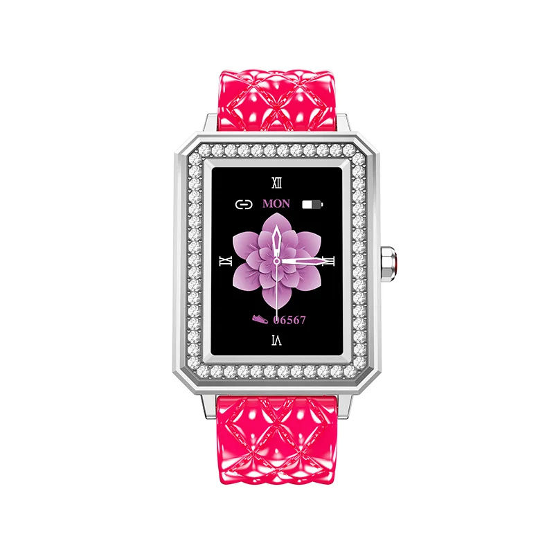 

KarenM New Product Flashing M66 Smart Watch Women's Physiological Cycle Health Management Small Call Lady Smartwatch Bracelet, Black/silver/gold