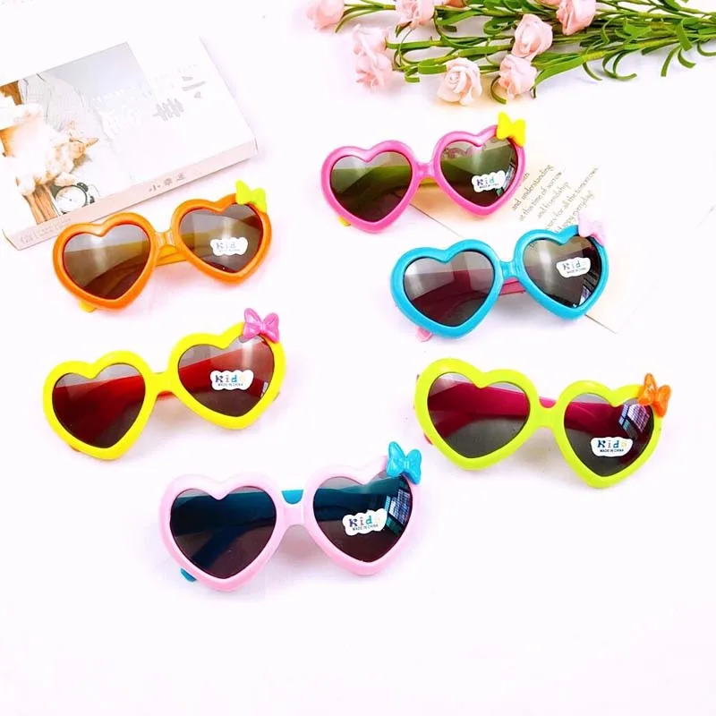 

Baby Girl Round Heart Shaped Mommy And Me Kids Small Cute Black Pink Children Square Glasses Sunglasses Sun Glasses For Kids