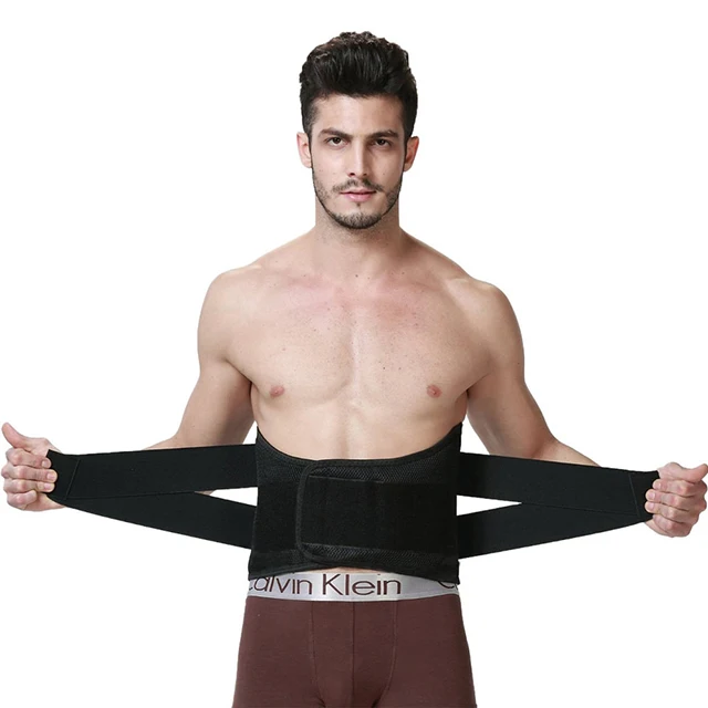 

Support OEM Labels Neoprene Waist Trimmer, Body Slimmer Waist Trainer Belt for Lumbar Waist Support