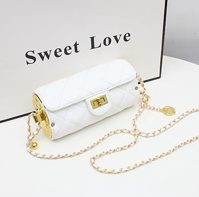 

European and American Fashion Wild Retro Presbyopia Bucket Portable Chain Shoulder Messenger Bag