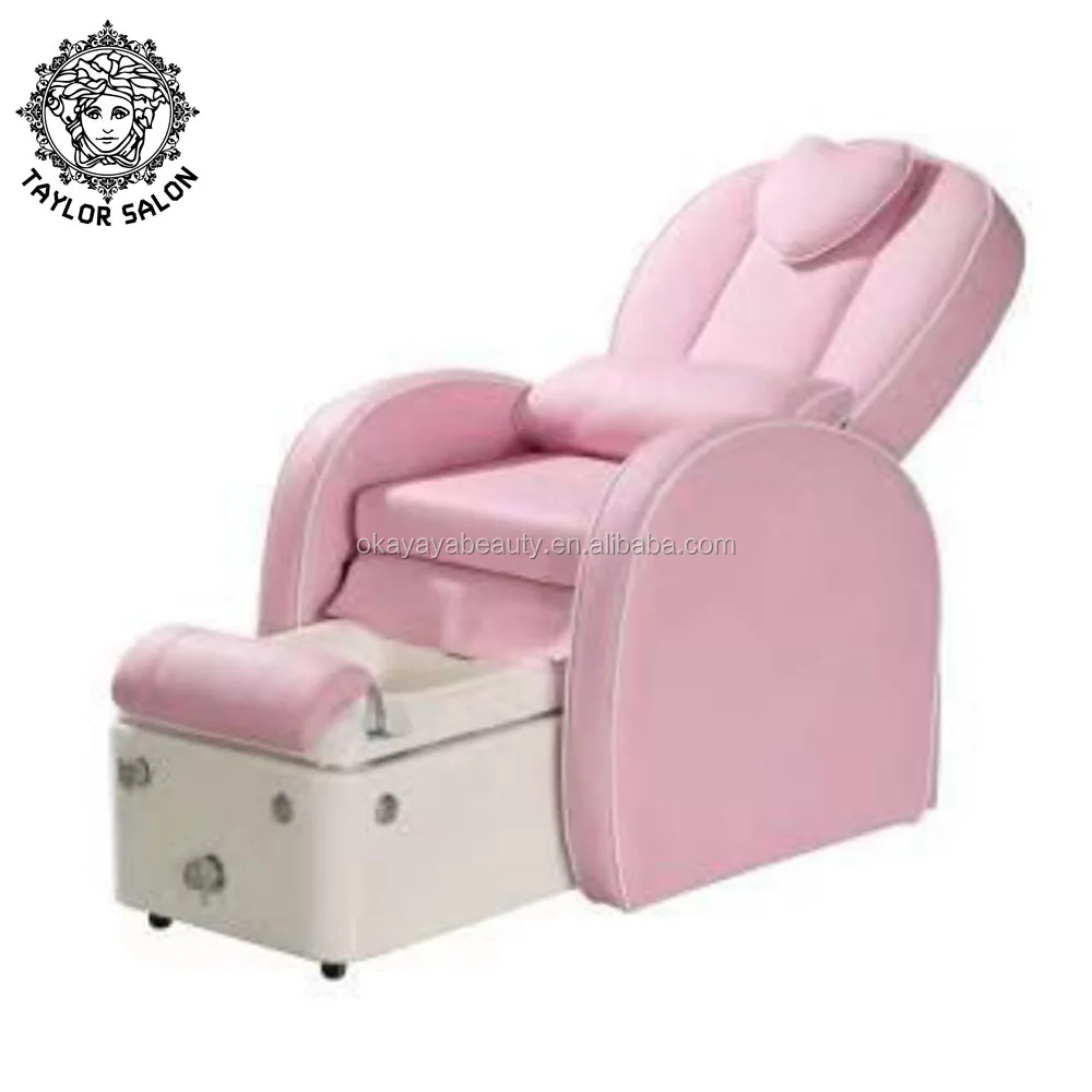 

Wholesale Amazon spa salon furniture children pedicure foot+spa massage chair pink kids pedicure chair