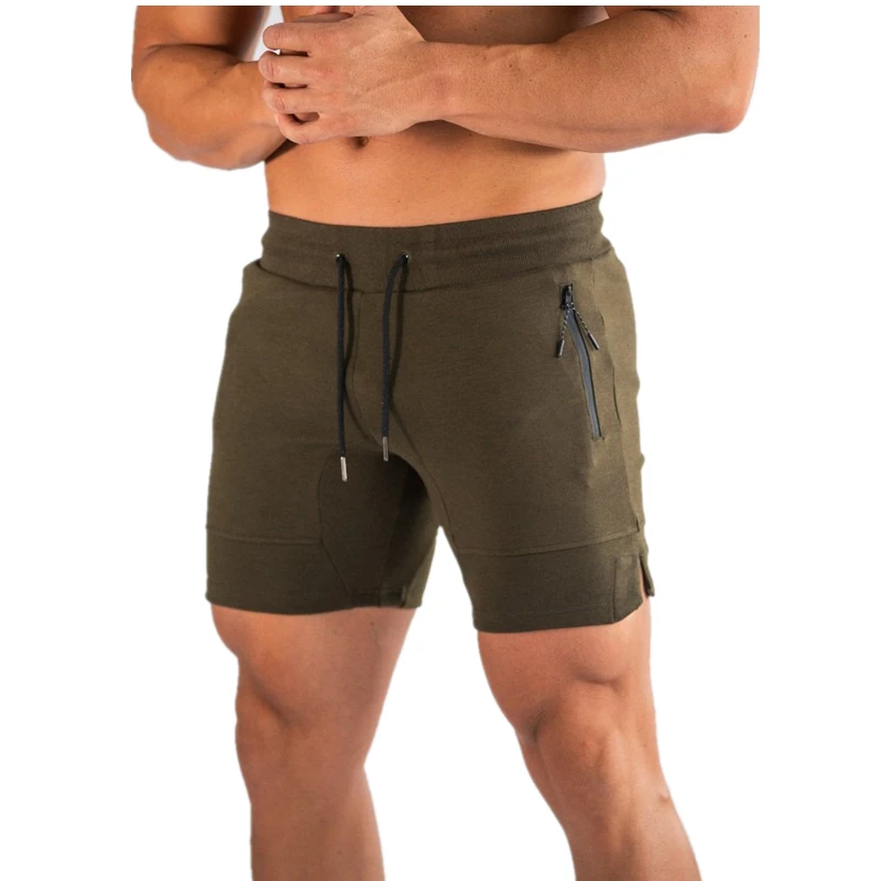 Wholesale Cheap  Men's Athletic Force Shorts Fore Knit Zip Pocket Shorts