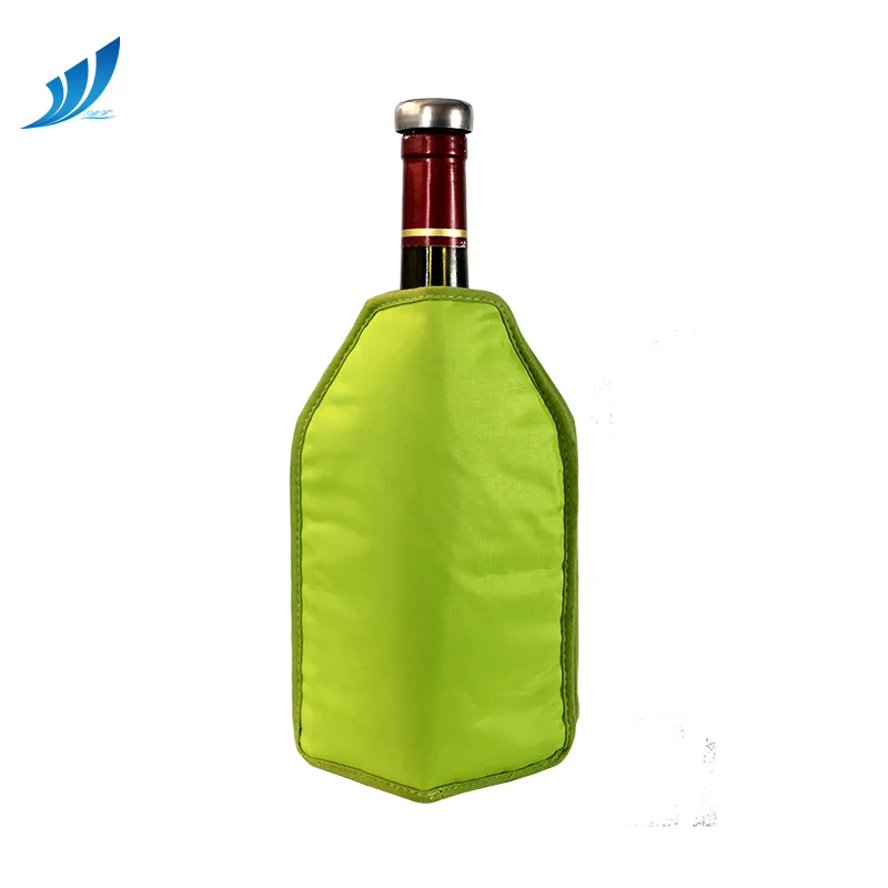 

Custom gel filled beer bottle cooler and wine chiller sleeve for sale