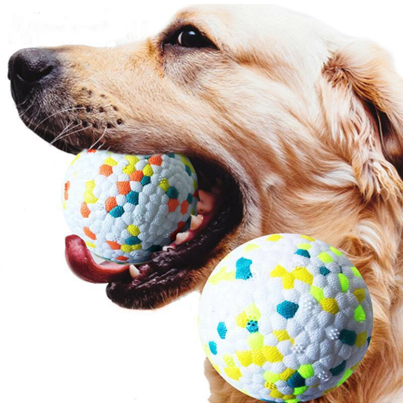 

Bite Resistant Solid Dog Ball Interactive Pet Toy Ball for Dog New ETPU Pet Dog Toys