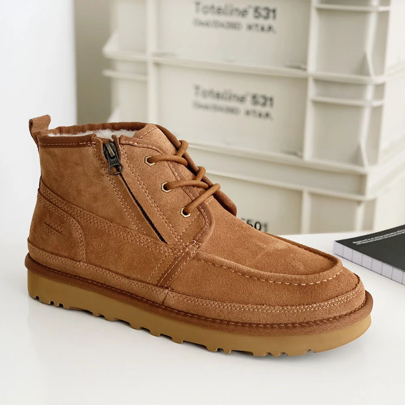 

Men Winter Snow boots High-Quality MOQ 1 Custom Brand Logo, Picture shows