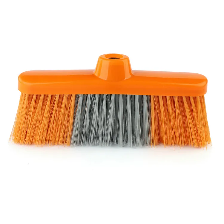

best selling economic plastic soft broom with soft PET bristle for indoor and outdoor sweeping