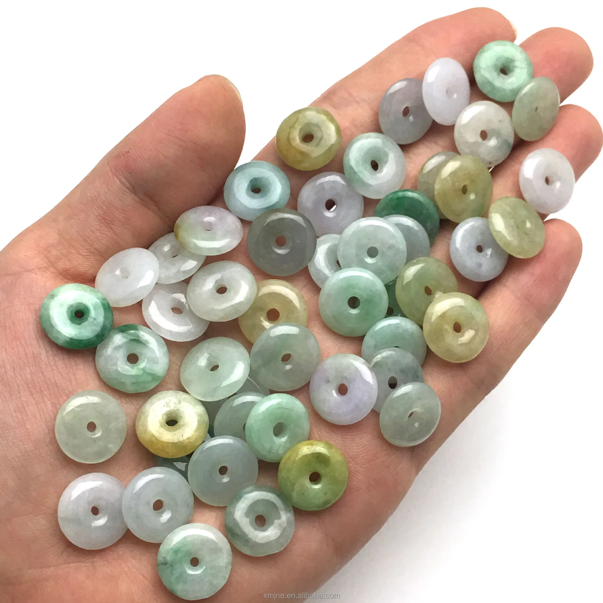 

Jade A cargo Burma jade accessories carving jewelry pendant 13mm jade buckle parts Sihui manufacturers