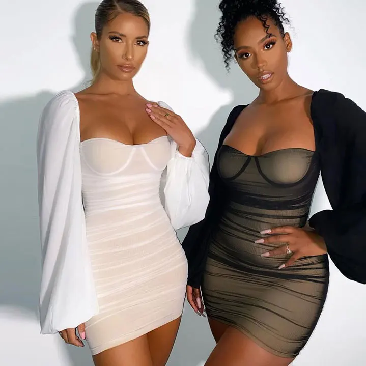 

FS3395A 2021 new arrivals women causal dress