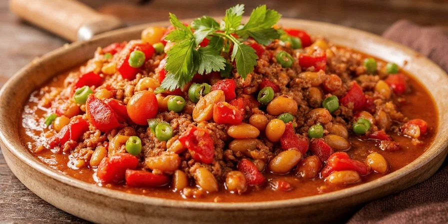 A vibrant image showing different chili varieties next to unexpected spices like cardamom pods and dark chocolate