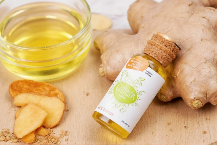 Side-by-side comparison of GC/MS reports showing authentic versus adulterated ginger oil composition