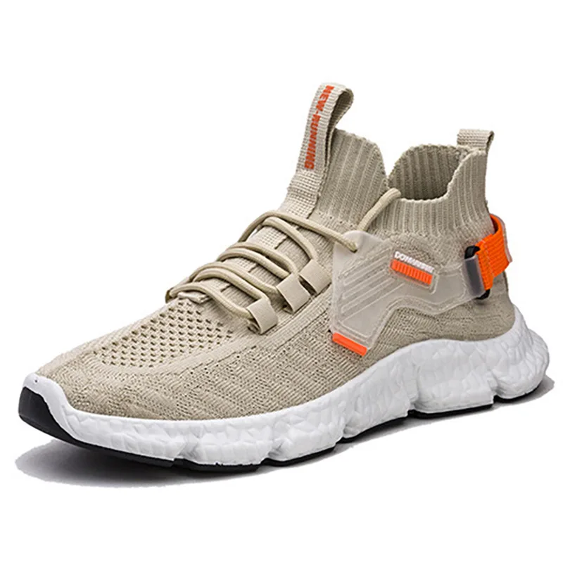 

Non-Slip Mesh Lace-up Breathable Casual Running Men Custom Trainers, 3 colors