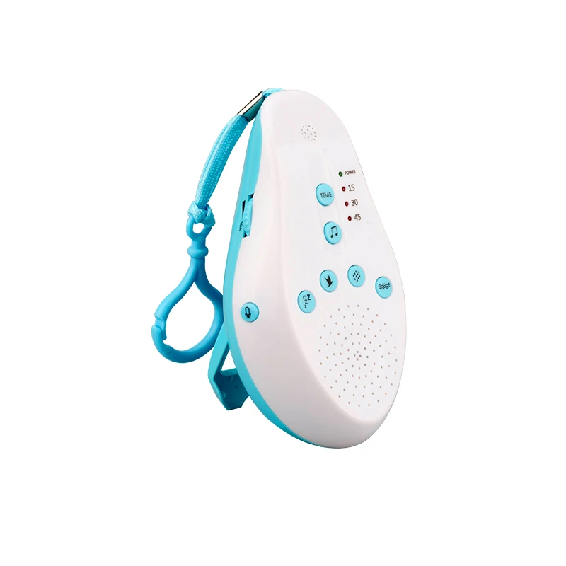 

AAA battery customized 30 seconds voice record portable baby sleep noise white sound machine, Orange/blue