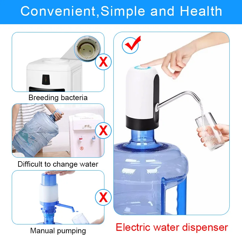 
wireless electric dispenser water pump for bottle water despenser 