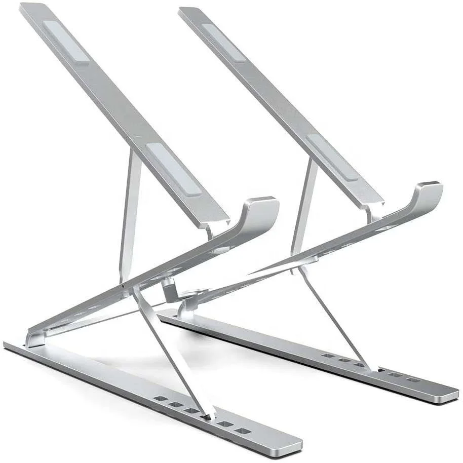 

New laptop stand Aluminum alloy lift fold double layer laptop stand