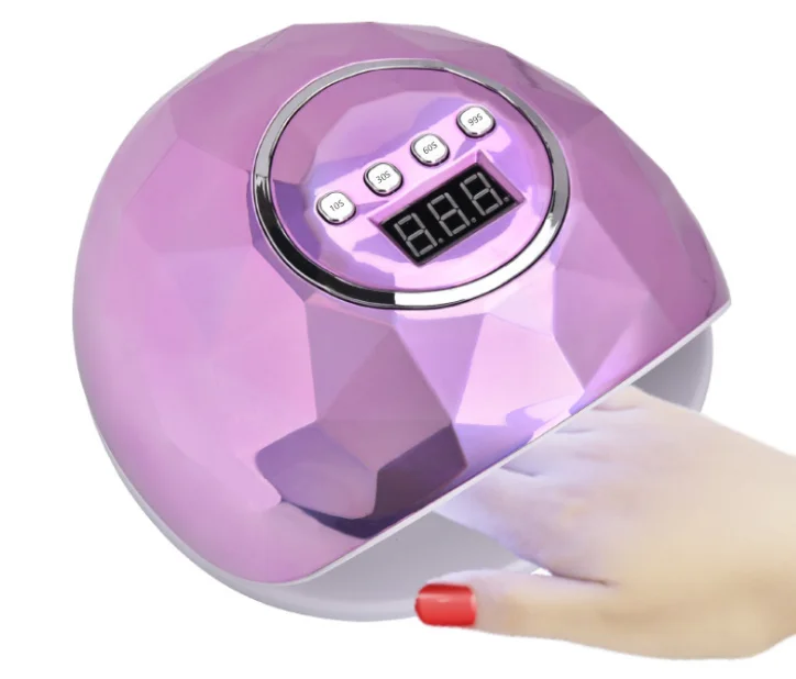 

BIN Newest 72W Holographic Color UV Led Nail Lamp, Holo pink&silver&pink