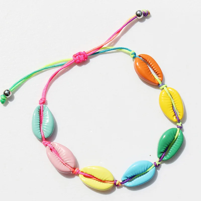 

Latest Colorful Shell Alloy Bracelet, As picture show