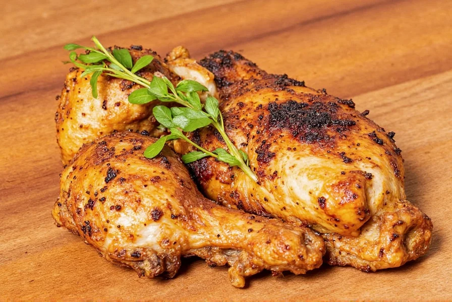 Air-fried popcorn chicken seasoned with Cajun fire mix