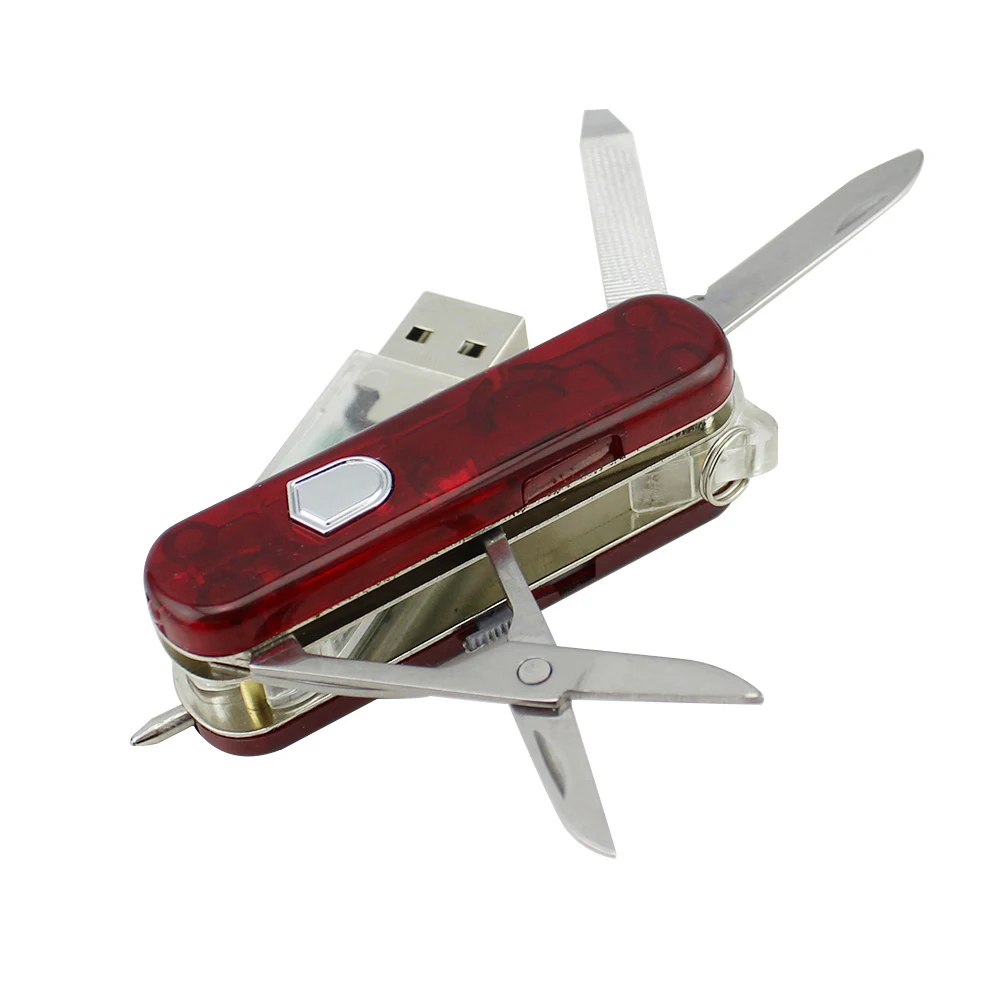 

Amry Knife Multifunctional USB Flash Drive 1GB Custom Logo USB Memory Stick Advertising
