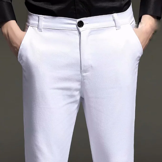
Men Suit Pant Man Nine Cent Pants Male Casual Trousers 