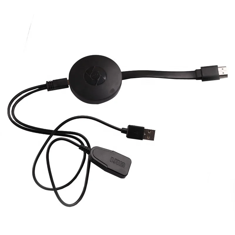 

Wifi Wireless Display HDMI Compatible Miracast TV Stick Streamer for Android OS PC Mirascreen G2 Ultra 2 Audio, Black