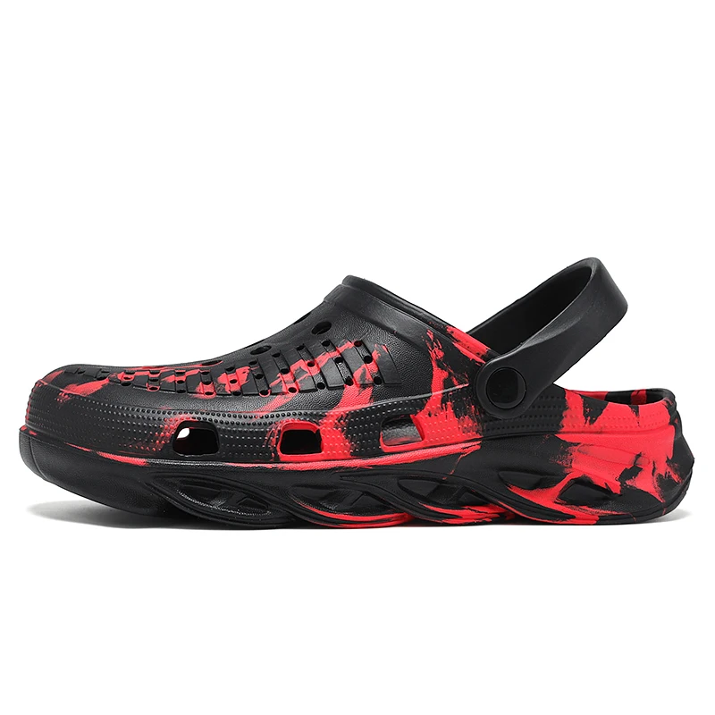 

Relaxlines All-Over Print Unisex New Clogs Garden Shoes Men's And Women's Classic Eva Black Clogs