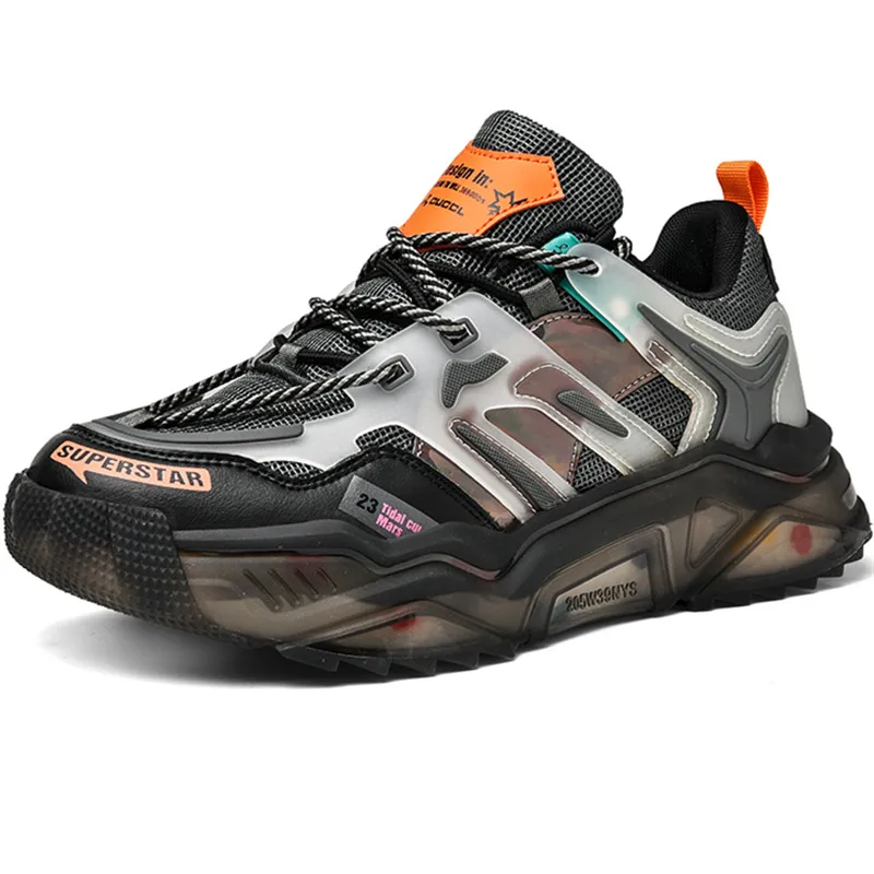 

2021 New Men's Casual Shoes Hollow Fly Woven Mesh Breathable Sneakers High Quality Lightweight Comfortable Sneakers