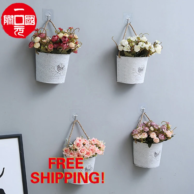 

New Design iron hanging flower pot planter stand for garden decorative