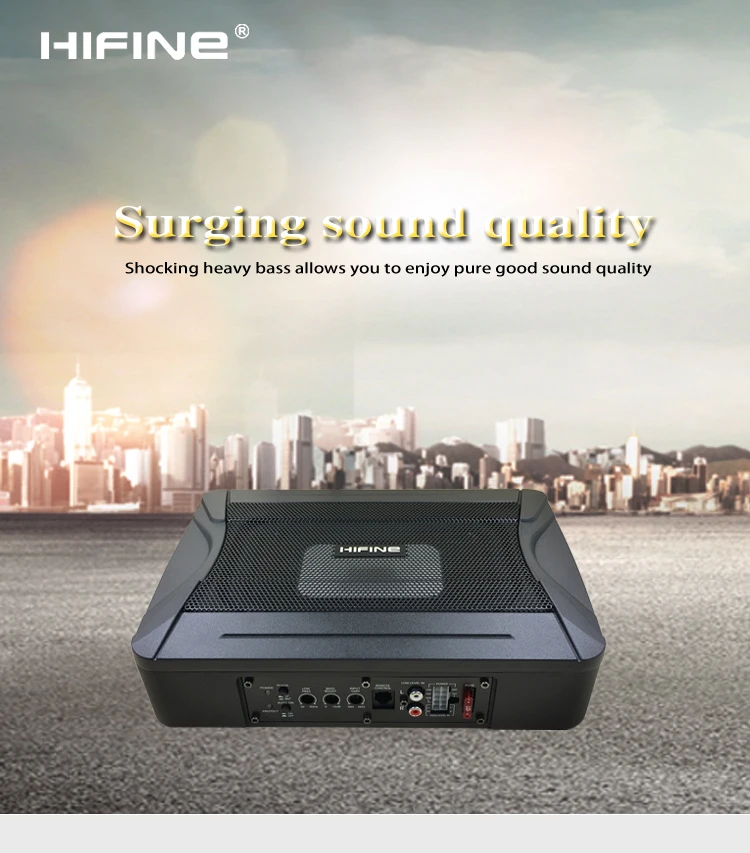 8 inch car audio subwoofer slim active speakers car subwoofer - ANKUX.COM