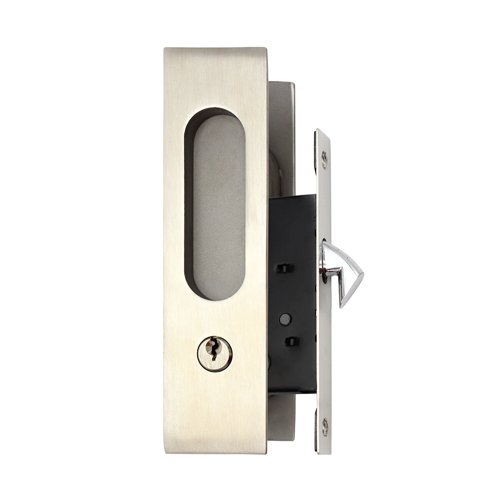 

160 mm series square Artwork Stainless steel 304 sliding door lock
