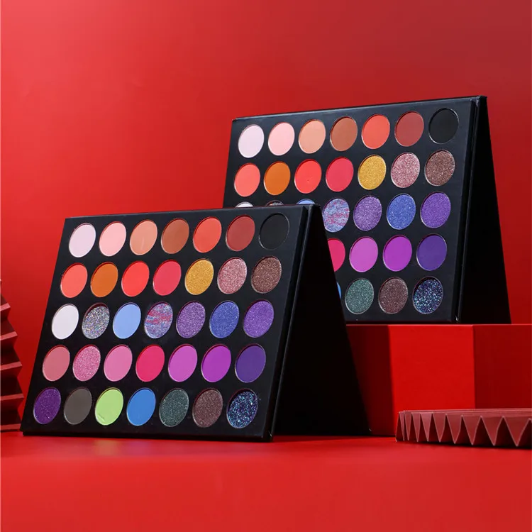 

No logo makeup palette 35 colors eyeshadow palette