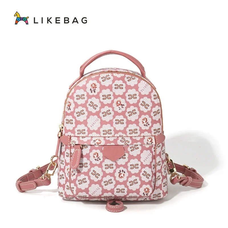 

LIKEBAG hot-selling fashion casual backpack with small floral print