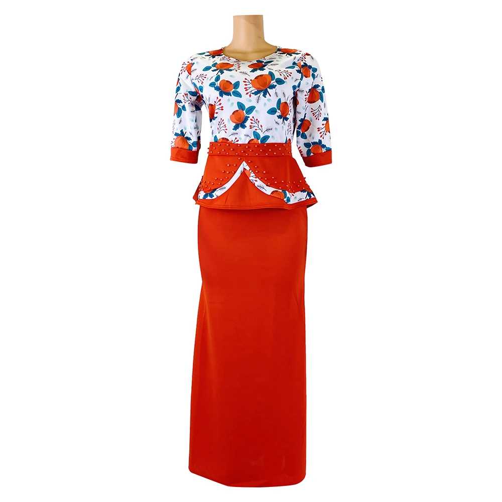 

summer fall casual in stock hot sale fashion formal dress suits print women office dresses, Shown