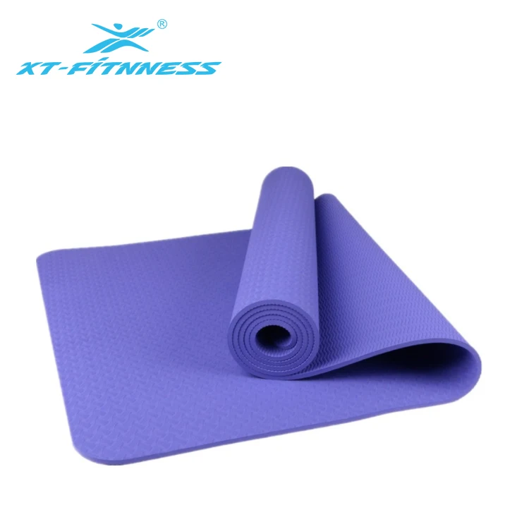 

Professional Manufacturer Black Tpe Non Slip Yoga Mat Thick, Pink blue purple green