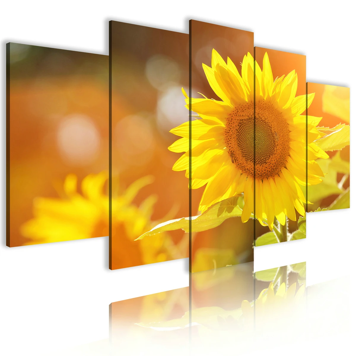 

Wall Decor Painting Canvas Modern Abstract Painting Tree Landscape Custom Print European Home Decor 5 Panel Art Canvas